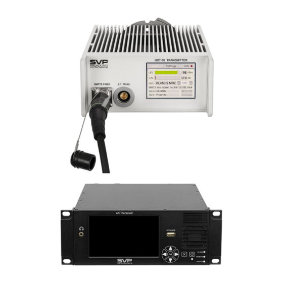 SVP UDR-70 User Manual