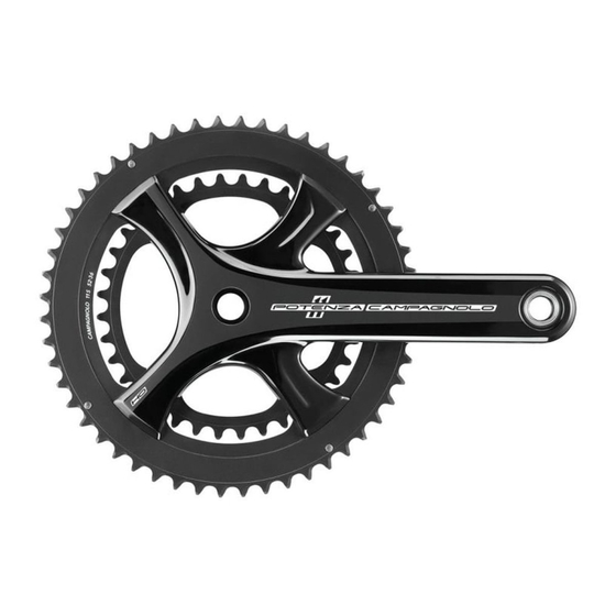 CAMPAGNOLO 11s CRANKSET ULTRA-TORQUE Quick Start Manual