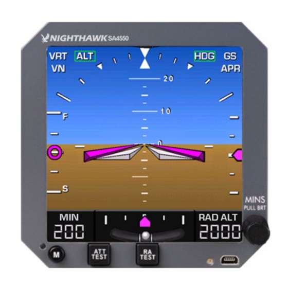 Nighthawk SA4550 Manuals