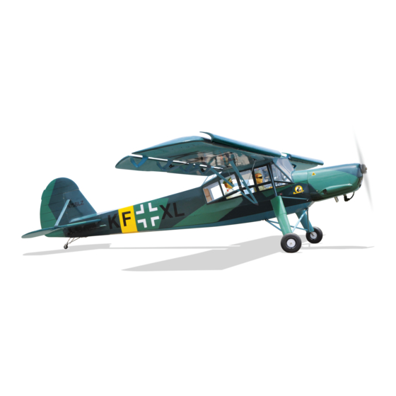 Black Horse Model FIESELER FI156C STORCH-EP Instruction Manual