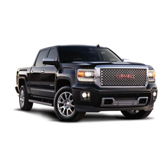 GMC 2014 Sierra Denali Manual