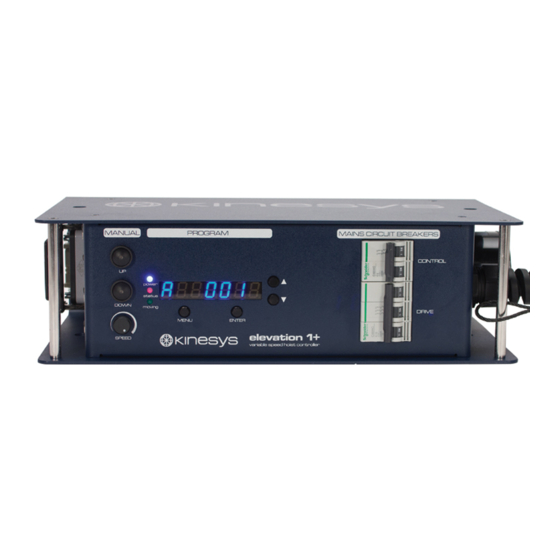 Kinesys Elevation 1 Plus Product Manual