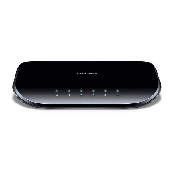 TP-Link TL-SG1005D Installation Manual