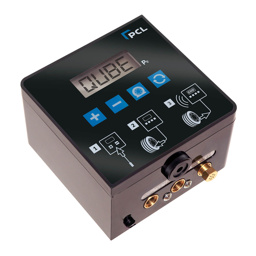 pcl ACCURA QUBE Tire Inflator Manuals