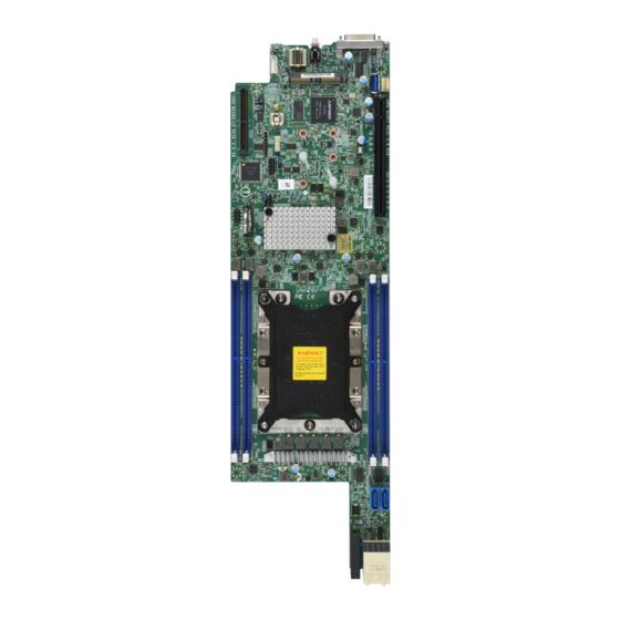 Supermicro X11SPD-F Server Motherboard Manuals