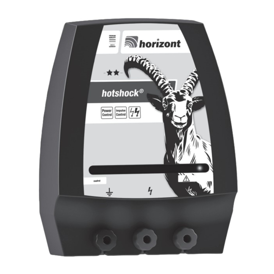 Horizont hotshock N500 Instruction Manual