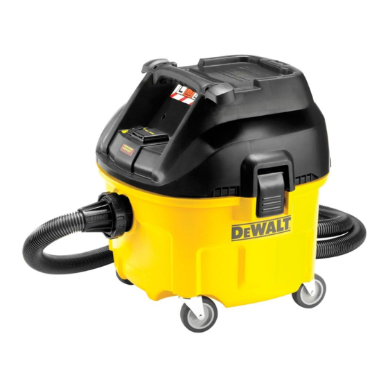 DeWalt DWV901L Original Instructions Manual