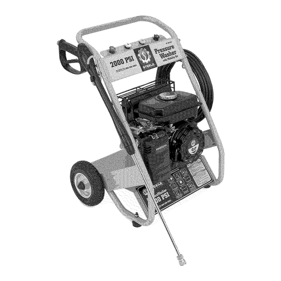 STEELE PRODUCTS 2000 PSI SP-WG200 Owner's Manual