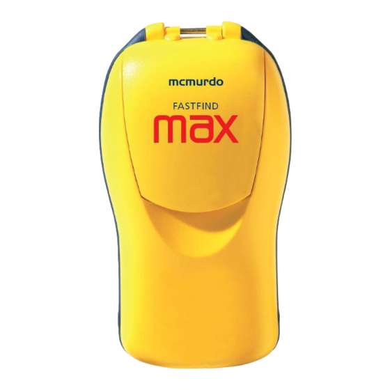 mcmurdo Fastfind MaxG User Manual