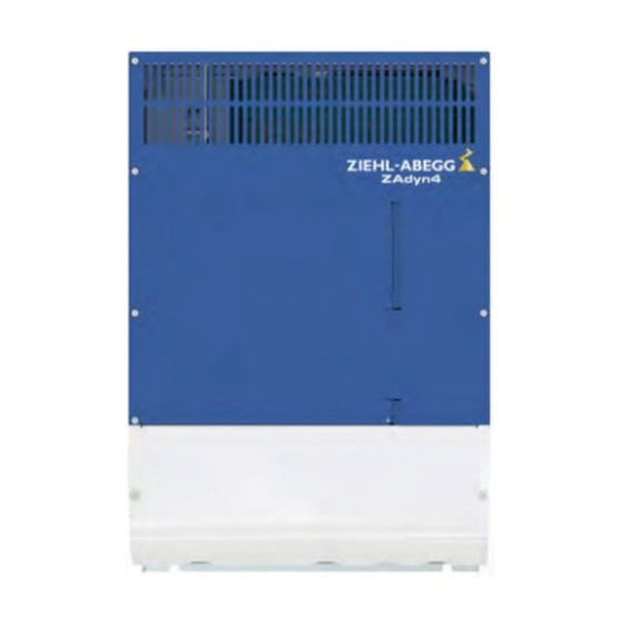 ZIEHL-ABEGG ZAdyn4CA HY Series Quick Start Manual