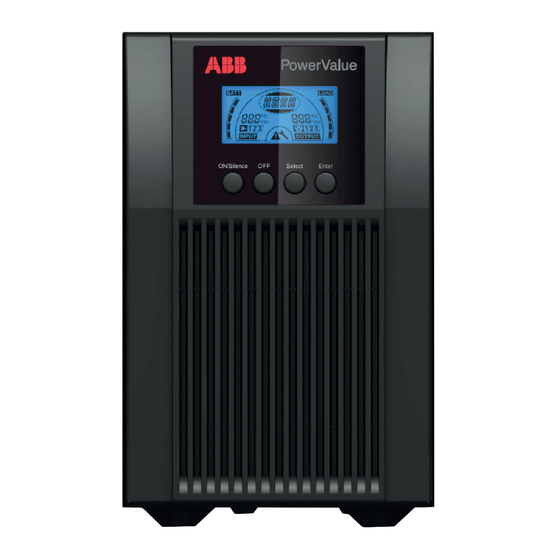 ABB PowerValue 11T G2 Series Manuals
