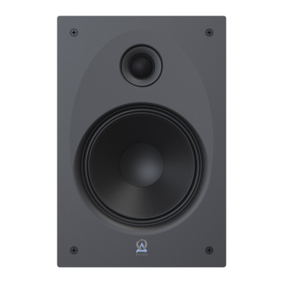 Origin Acoustics CIW60 Series Installation Manual