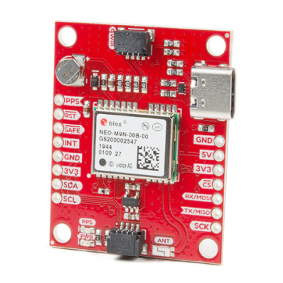 sparkfun NEO-M9N Hook-Up Manual