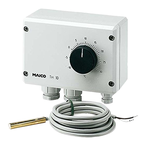 Maico TH 10 Mounting Instructions