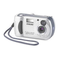 Sony DSCP31 - Cyber-shot 2MP Digital Still Camera Operating Instructions Manual