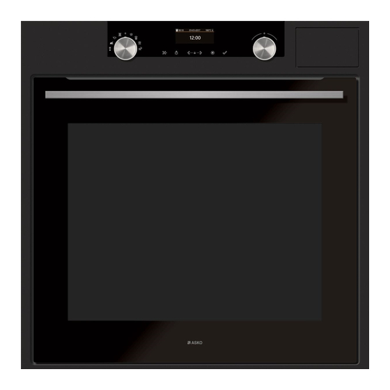 Asko OCS8664A Instructions For Use Manual