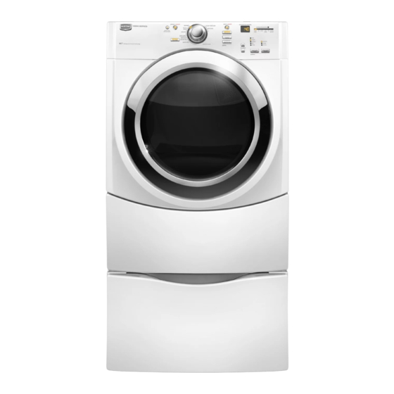 Maytag MGDE400XW Installation Instructions Manual