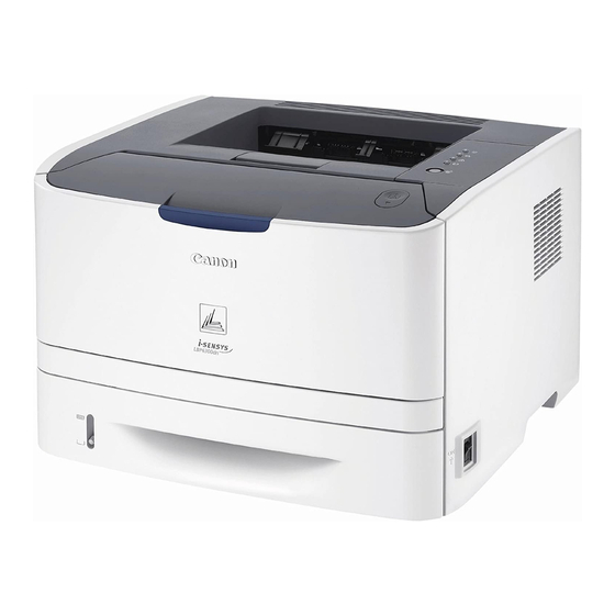 Canon imageCLASS LBP6300dn Quick Setup Manual