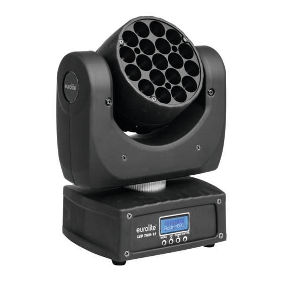 EuroLite LED TMH-19 Manuals