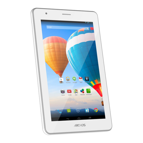 Archos 70 Xenon How To Reinitialize