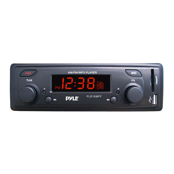 Pyle PLR16MPF Manual