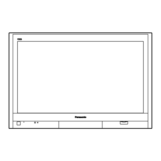 Panasonic TH-58PX600U Manuals