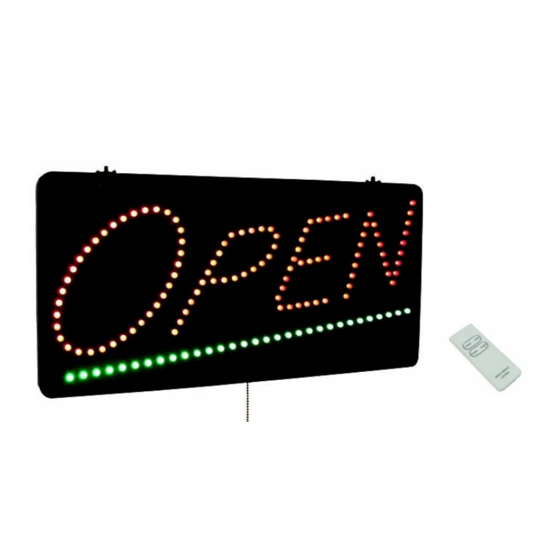 EuroLite LED OPEN Operating Instructions Manual
