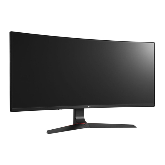 LG UltraGear 34GL750 Quick Manual