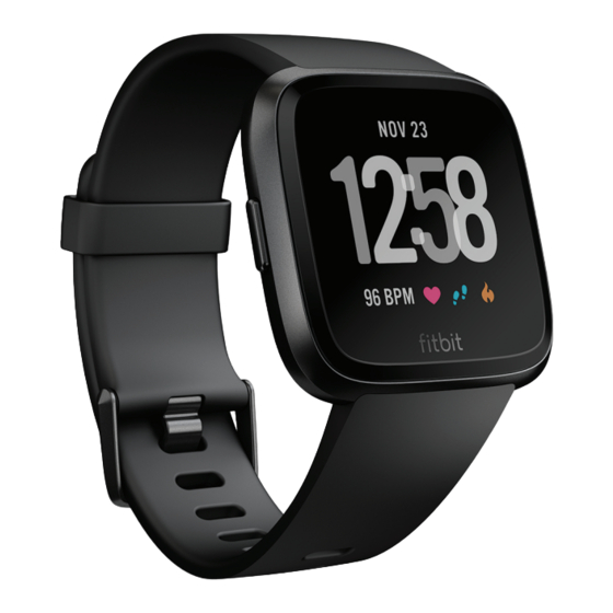 Fitbit Zip versa User Manual