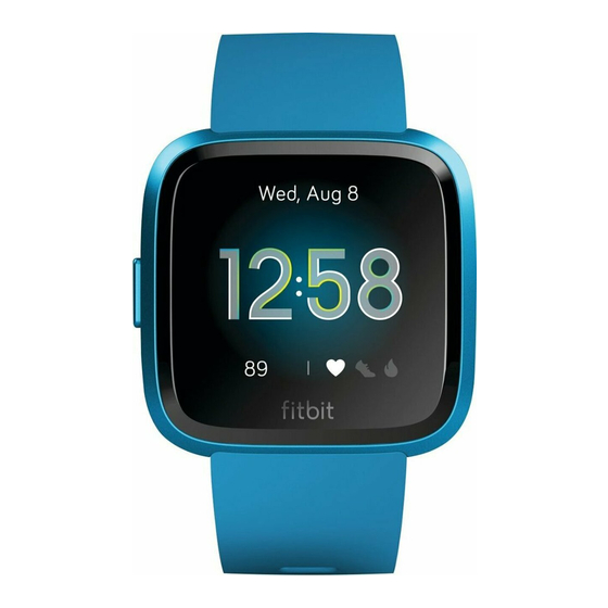 Fitbit Zip Versa Manual