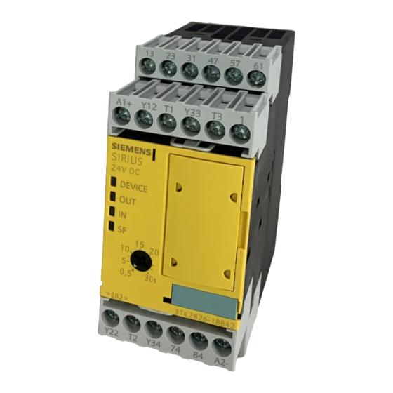 Siemens SIRIUS 3TK2826- 1/2/4 Series Operating Instructions Manual