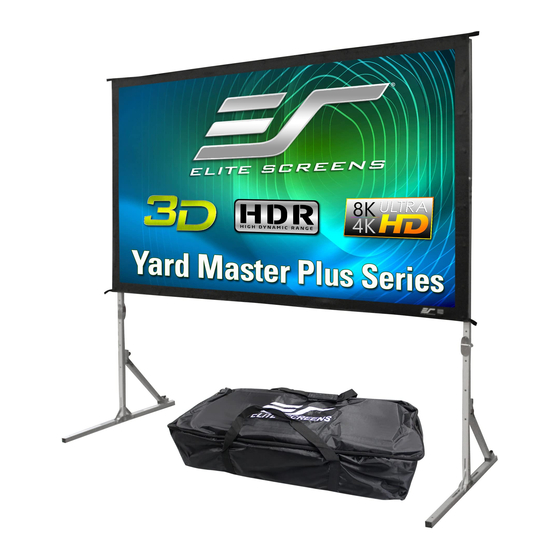 Elite Screens Yard Master Plus Series User Manual