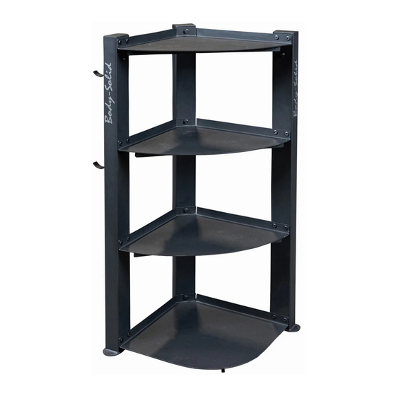 User Manuals: Body Solid GAR75 Gym Equipment Rack