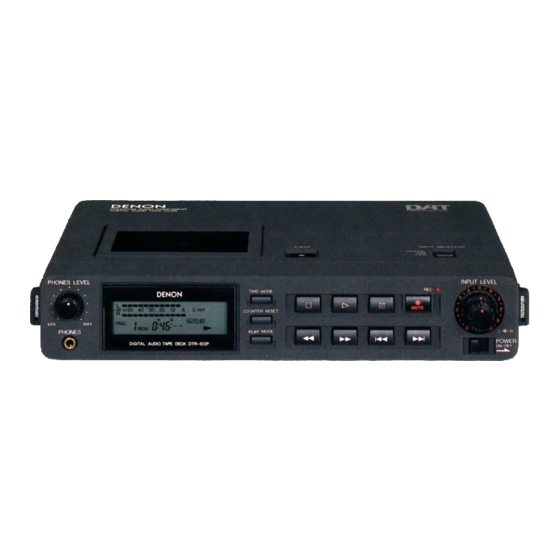 Teac TASCAM DA-P20 Service Manual