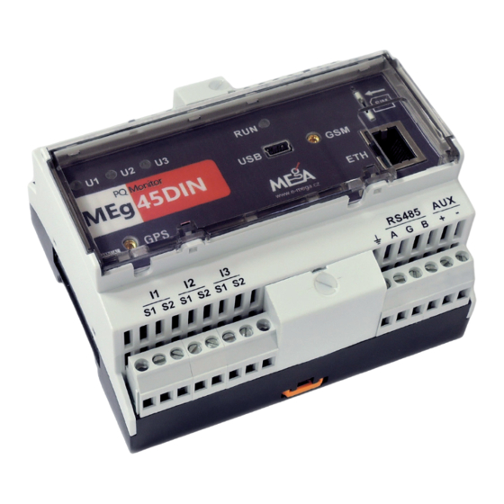 Mega MEg45DIN User Manual