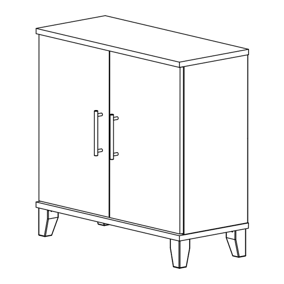 BUSH FURNITURE Somerset STS130AG Assembly Manual