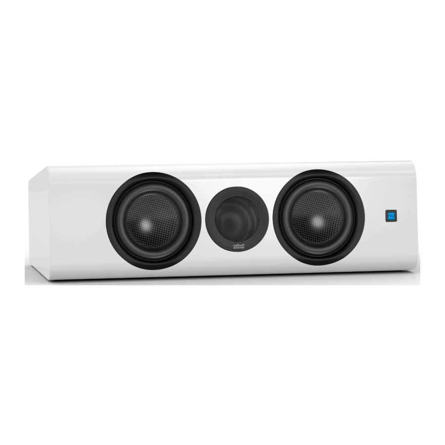 Nubert nuZeo 6C - Active Speakers Manual