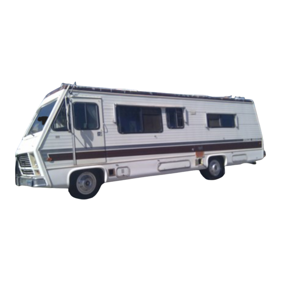 Fleetwood Pace Arrow 1980 User Manual