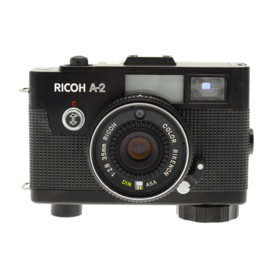 Ricoh A2 Operating Instructions Manual