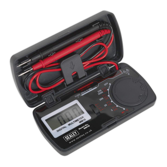 Sealey MM18 Manual