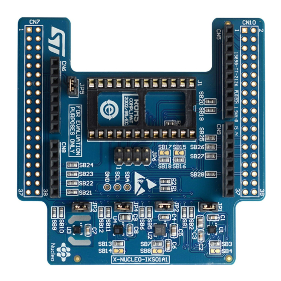 ST X-CUBE-MEMS1 User Manual