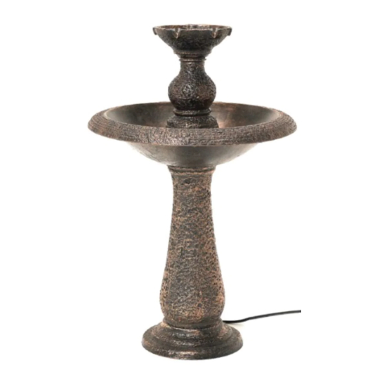 Bernini Emilia Fountain Owner's Manual