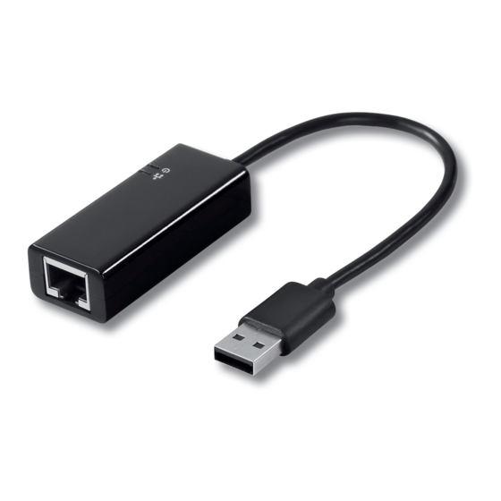 Hama Fast Ethernet USB 2.0-Adapter Operating	 Instruction