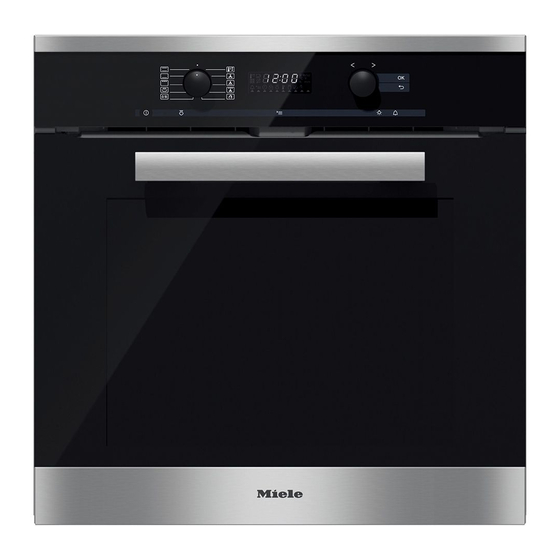 Miele H6260BP Quick Start Manual