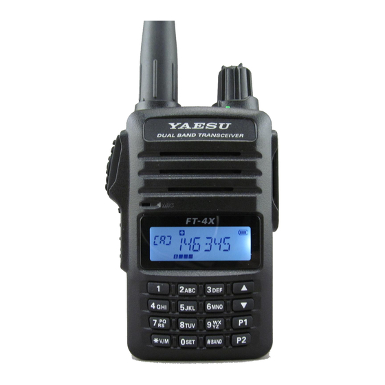 Yaesu FT-4XR Operating Manual