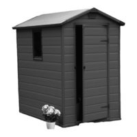Keter MANOR 6' x 4' Assembly Instructions Manual
