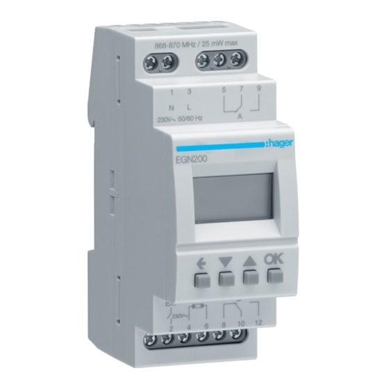 hager EGN200AU Manual
