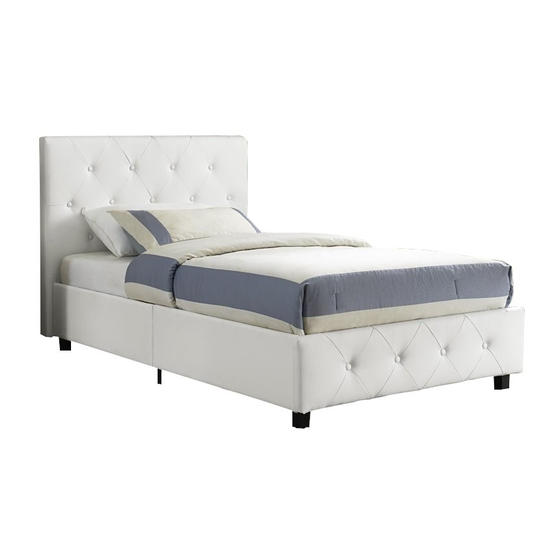 Dorel Home Products Dakota Upholstered Bed 4027119 Manual