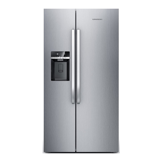 Grundig GSBS15721FX User Instructions