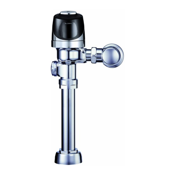 Sloan G2 Optima Plus Visual Installation Manuallines